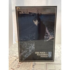 F.X. Schmid John F Kennedy JFK Reflection 1000 Piece Jigsaw Puzzle Vintage 1993
